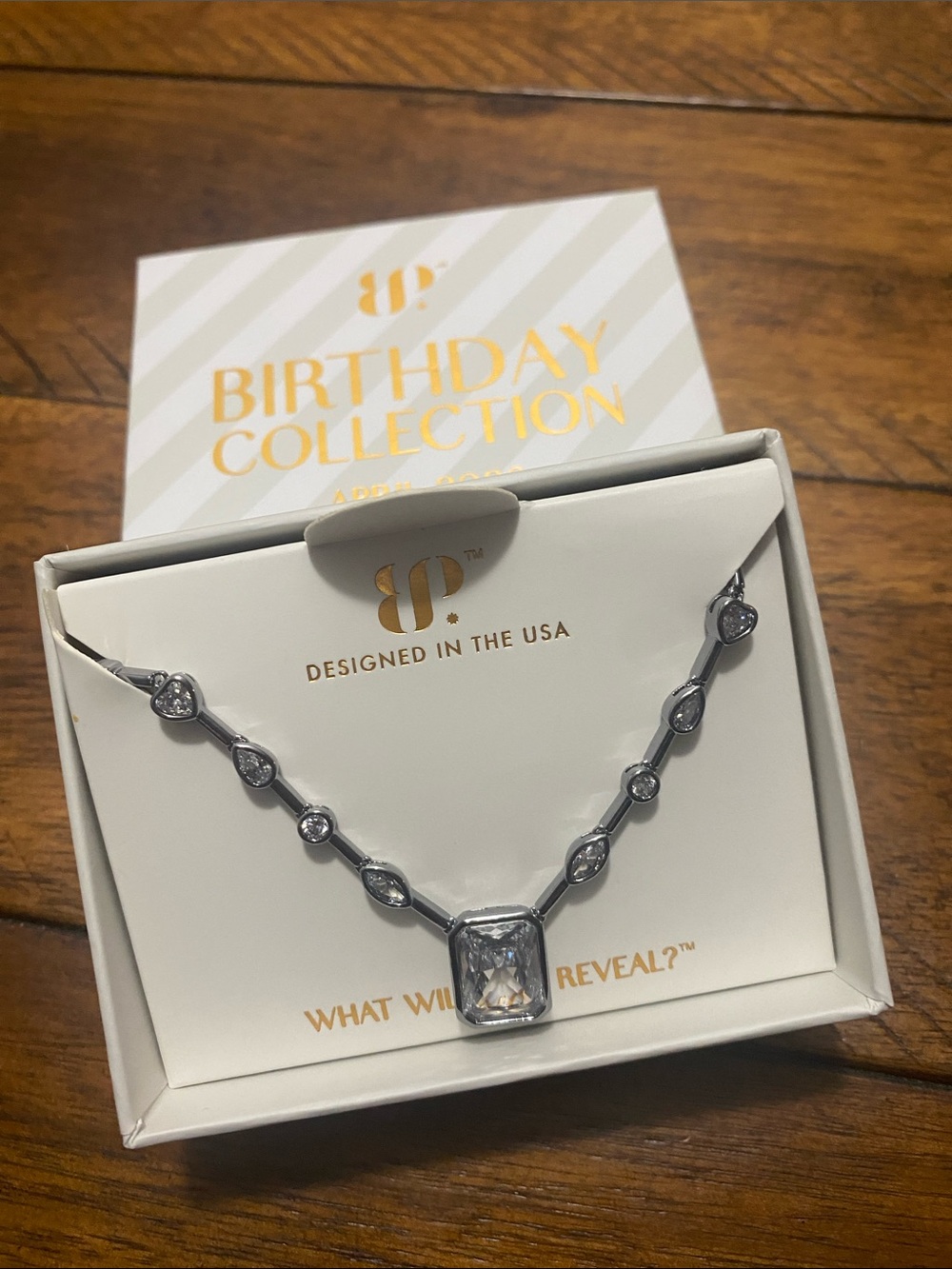 Bomb Party Birthday Collection April 2026 Necklace - Diamond Cubic Zirconia - He